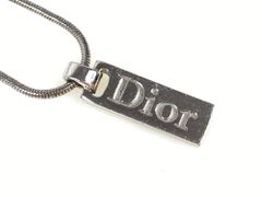 美品✨ディオール、Dior刻印チャーム_バープレートレディース