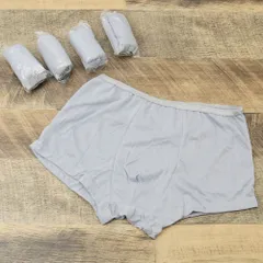 ☆ グレー ☆ XLサイズ ☆ 使い捨てパンツ メンズ 5枚セット メンズ 使い捨て パンツ 5枚セット ボクサーパンツ 下着 肌着 使い捨てショーツ トランクス 男性 使い捨て下着 綿 コットン ボクサーブリーフ 介護パンツ 待ち運び 出張 防災 備蓄用