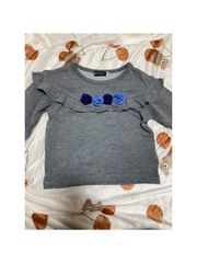 へべ　新品　トレーナー　100cm 女の子　キッズ　お花　秋服　冬服　bebe