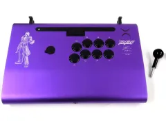 【中古】PS5ハード Victrix レバーレス アーケードファイトスティック Pro FS KOF XV(パープル/八神 庵)[Limited Edition]
