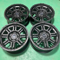 B-MUD X 17インチ 8j +20 PCD139.7 マッドブラック ハイラックス プラド FJクルーザー