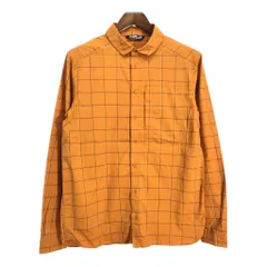 オレンジ　 アークテリクス　スカイライン長袖黒シャツ XS 未使用品2 アークテリクススカイラインシャツ