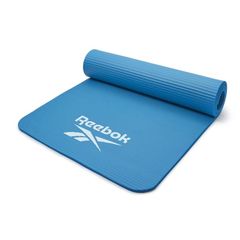Reebok (리복) 트레이닝 매트 15mm 요가 매트 피트니스 요가 필라테스 운동 매트 두꺼운 폭 넓은 방음 블루 0