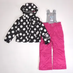 ジュニア スキーウェア 上下セット RES68004 ブラック 130cm