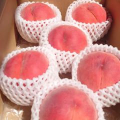 山梨県産    桃 6玉 大玉 甘くて美味しい💕