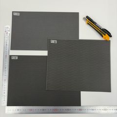 【建築模型材料】模型屋さんの外壁シートセットＥ（黒系）1/50 アースモデルシート