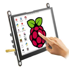新品 ELECROW モバイルモニター 5インチ Raspberry Pi用 モバイルディスプレイ ポータブルモニター 800*480 内蔵スピカー 冷却ファン付き 5インチ ゲームモニターのサムネイル