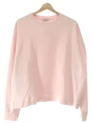 ATON エイトン NATURAL GARMENT DYE URAKE スウェットトレーナー ピンク 2のサムネイル