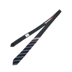 THOM BROWNE ネクタイ ネイビー 中島薫　ネーム　37 ナロータイ Amazon.co.jp: トムブラウン×ヘッケルネクタイ中島薫さん 37