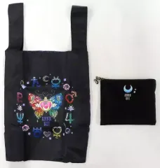 【中古】雑貨 クライシス・ムーン・コンパクト ミニポーチ付きエコバッグ(01/ブラック) 「美少女戦士セーラームーンEternal×ANNA SUI」