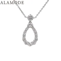 HARRY WINSTON(ハリーウィンストン) ループ ペンダント エクストララージ ダイヤモンド PEDPPLXLLP Pt950プラチナ ネックレス アクセサリー ジュエリー ティアドロップ しずく型 シルバー銀 40802133298【アラモード】のサムネイル