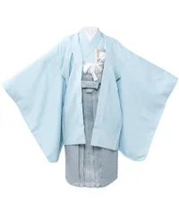 【数量限定】5歳 七五三 男の子 着物 セット [キョウエツ] 羽織 袴 フルセット [KYOETSU] 753 くすみ