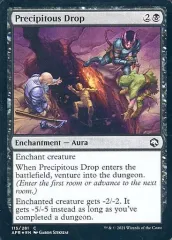 【中古】マジックザギャザリング 115/281[C]：【AFR】【FOIL】Precipitous Drop/急な落下