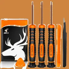 【特価セール】Switch用、6個ツールキット、Y型ネジ ドライバー Y00、Y1、フィリップスPH00、ピンセット、クローバー、トライアングルプライ、Switch Lite 拆解 Joycon Controller 修理 Wii Gameboy JOREST