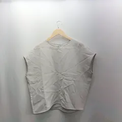 ◇ ⊂◎●未使用● AMERICAN HOLIC アメリカン ホリック フレンチスリーブ ブラウス サイズL ライトグレー レディース E  【1502200011941】