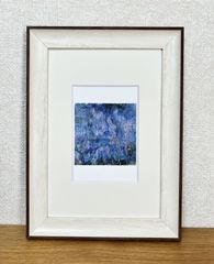 モネ☆睡蓮のとき☆展覧会限定◎新品額付☆マット付ポストカードフレーム◇Claude Monet☆A4サイズ程度☆7