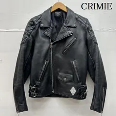 定価12万 CRIMIE クライミー ダブル レザーライダースジャケット