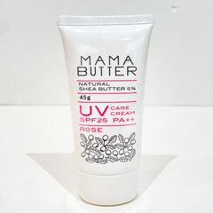 620527【未開封】 ママバター UVケアクリーム ローズ 日焼けどめ MAMA BUTTER NATURAL SHEA BUTTER 5% UV CARE CREAM SPF25PA++ ROSE