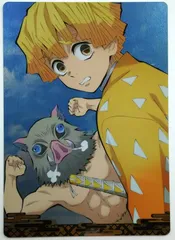 BANDAI SPIRITS 一番くじ 鬼滅の刃 肆 誰よりも強靭な刃となれ H賞我妻善逸&嘴平伊之助 メタリックアートパネル