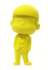 【中古】トレーディングフィギュア カラ松(イエロー) 「おそ松さん ガチャ松 消しゴムフィギュア」