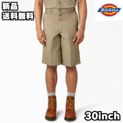 【DICKIES/ディッキーズ】13インチ ポケットワークショーツ 13inch ルーズフィット 定番 アウトドア フェス ストリート アメカジ ユニセックス メンズ レディース 男女兼用 シンプル ペアルック 4228 ベージュ 新品 正規品 送料込み