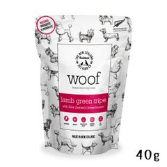 WOOF 「ラム」グリーントライプwith緑イ貝 40g ワフ 天然酵素 腸活 免活 免疫力 おなかケア
