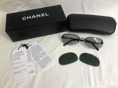 【CHANEL】 ■シャネル サングラス 4099 　グレー　 ココマーク　替えレンズ付き■