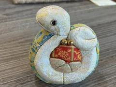 美品 三代龍村平蔵「干支の錦 クリュニイの犬」西洋織物