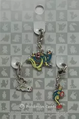 【中古】キーホルダー・マスコット(キャラクター) 602.シビシラス＆603.シビビール＆604.シビルドン 全国ずかんメタルチャーム(3個セット) 「ポケットモンスター」 ポケモンセンター限定