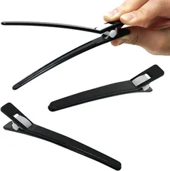 LamPlanning さびない.ダッカール ヘアピン ヘアクリップ 髪留め 濡れた髪 前髪 金属不使用 まとめ買い(3個セット)