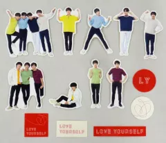 【中古】シール・ステッカー(男性) BTS(防弾少年団) デコステッカーセット 「BTS WORLD TOUR ’LOVE YOURSELF’～JAPAN EDITION～」