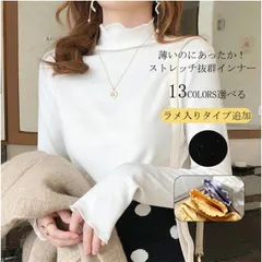 カットソー 秋冬 微起毛 プチハイネック レディース トップス 長袖 インナー コーデ レイヤード 発熱 きれいめ おしゃれ 無地 カラバリー 防寒 柔らかい