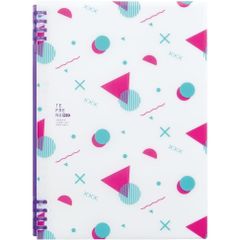 （まとめ買い）キングジム リングノート テフレーヌ ネオ B5 白 9855TTENE-003 【5冊セット】