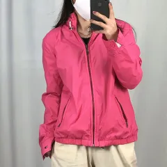 Tommy Hilfiger(トミーヒルフィガー) ピンク ウィンドブレーカー ジャケット M 250321