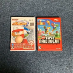 Wiiソフト ニュースーパーマリオブラザーズ&実況パワフルプロ野球NEXT