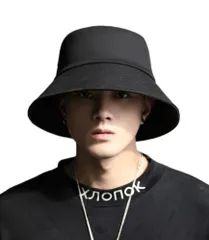 $ole only ソールオンリー バケットハット 大きめ 大きい M L XL 2XL 小顔効果 紫外線カット UPF50+ UVカット アウトドア サファリハット バケハ 春 夏 秋 シンプル おしゃれ つば広 メンズ レディース 男 あご紐 綺麗 (XL
