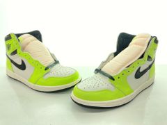 ナイキ NIKE 22年製 AIR JORDAN 1 RETRO HIGH OG VOLT エア ジョーダン レトロ ハイ ボルト AJ1 黄 白 555088-702 メンズ靴 スニーカー イエロー 27cm 104-shoes292