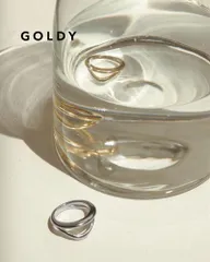 【SALE】GOLDY/ゴールディ/ブランチング ライン ステンレス リング/アクセサリー/5230850のサムネイル