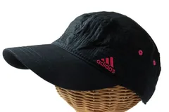 アディダス ランニングキャップ スポーツウエア 帽子 ブランド レディース ﾌﾘｰサイズ ブラック adidas 【中古】