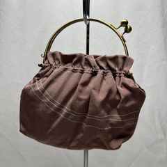【特価】美品 逸品 和装・洋装 兼用 ハンドバッグ がま口 ハンドメイド BI052902
