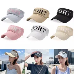 サンバイザー キャップ 紫外線 UV対策 レディース ベージュ　ゴルフ