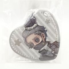IdentityV×サンリオキャラクターズ トレーディングハート缶バッジ 納棺師 ばつ丸 sanrio