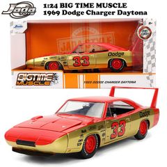 JADATOYS 1:24 BTM 1969 Dodge Charger Daytona #33 ミニカー