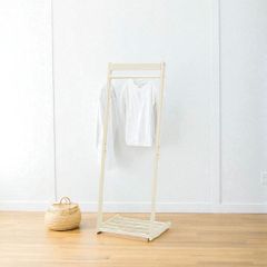 もこもこ様用　折り畳みトールタイプ ラダー&ハンガーラック 白 ハンドメイド もこもこ様用 折り畳みトールタイプ ラダー&ハンガーラック 白