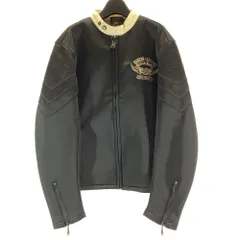 【中古】VANSON LEATHERS ナイロン バイカージャケット ブラック XL ヴァンソンレザーズ[17]のサムネイル
