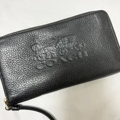 【送料無料】COACH/コーチ/長財布/サイフ/ウォレット/ラウンドファスナー/中古品