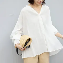 SLOBE IENA (スローブイエナ) ① 25051912301010 PEボイルボリュームブラウス レディース ホワイト FREE