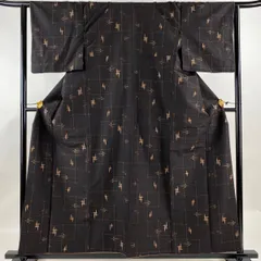 ７５１　ウールのきもの　珍品美品　見事な絣です井桁におしどり柄　シミ欠点なし 2025年最新井桁絣の人気アイテム - メルカリ