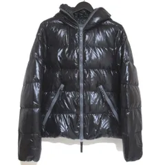 美品 DUVETICA デュベティカ DIONISIO ディオニシオ フーディー ナイロン ダウンジャケット サイズ48 ブラック メンズ 古着 中古 USED