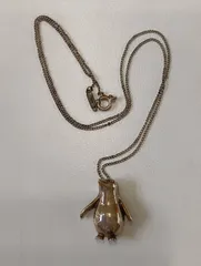 【中古品】TIFFANY&Co. ティファニー ネックレス ペンギン アニマルモチーフ シルバー 925 アクセサリー 希少 レア 現状品